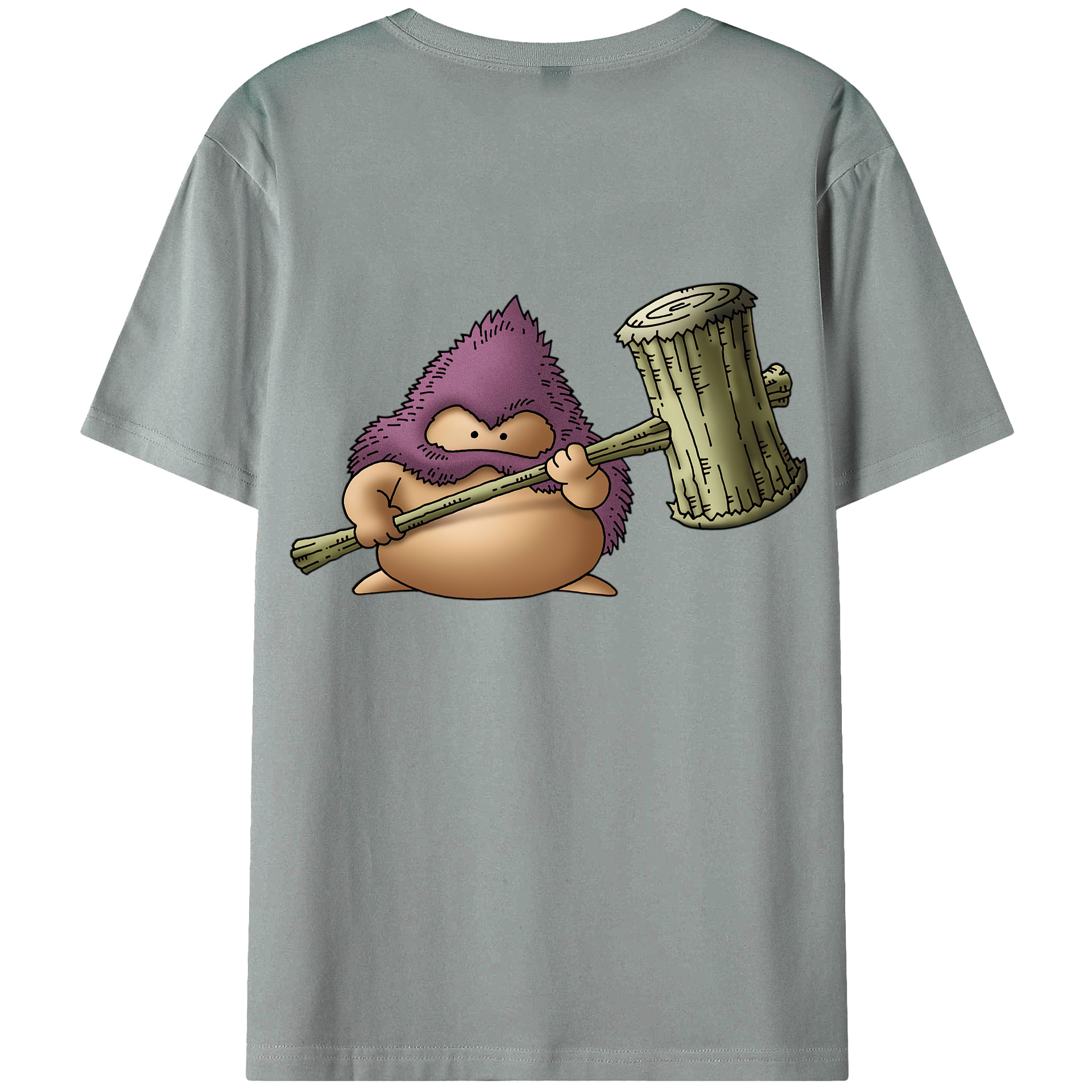 （画像用） ドラゴンクエスト Doragon Kuesuto Dragon Quest 綿100％ メンズ半袖Tシャツ（バックプリント） 通気性